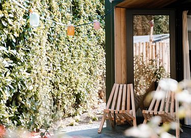 Romantische cabin met wellness - 12