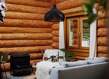 Scadinavische lodge – van échte boomstammen - 7