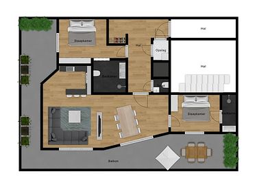 3-kamerappartement met uitzicht op haven  - 10
