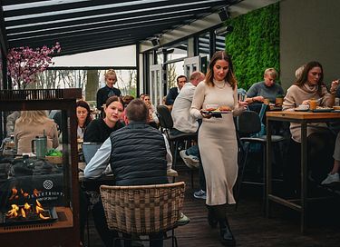 Vakantiehuis boven het water op een leuk park - 18