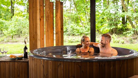 Romantische houten lodge met privé hottub - 3
