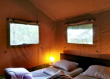 Luxuriöses Familien-Glampingzelt mit Bad - 6