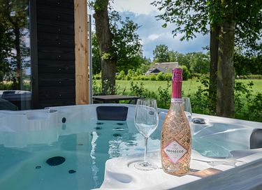Pavillon de bien-être - jacuzzi, sauna et douche solaire - 4