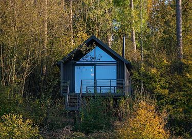 Forest cabin with sauna on a hill in Durbuy - 3