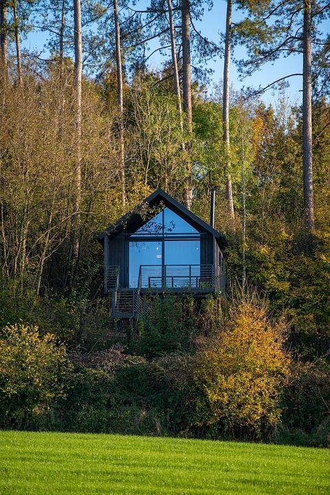 Forest cabin with sauna on a hill in Durbuy - 3
