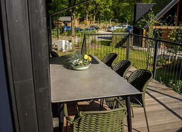 Romantische houten lodge met privé hottub - 20