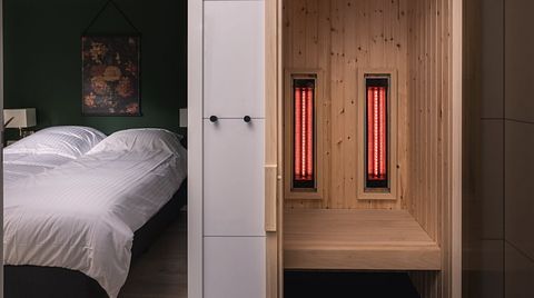 5-person lodge with infrared cabin - 5