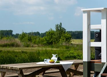 Prachtige pipowagen met veel privacy  - 17