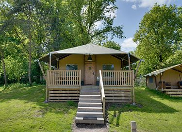 Grote glamping tent voor 7 personen - 7