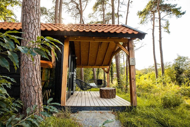 Tiny House umgeben von Wald und mit Whirlpool - 1