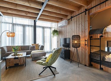 Ecologische lodge in voormalige stal - 3