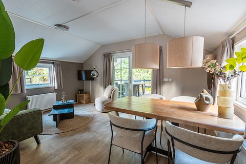 Chalet confortable avec véranda et jacuzzi dans la province de Drenthe - 5