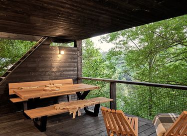 Unique cabane dans les arbes avec sauna privé dans les Ardennes - 25