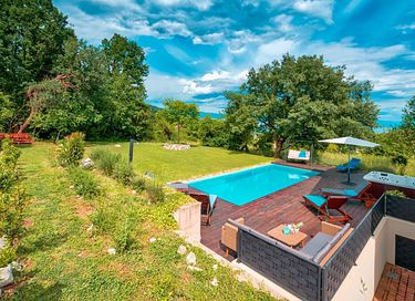 Villa met zoutwaterzwembad en zeezicht - 3