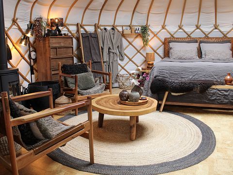 Luxe yurt met houtkachel en privé sanitair - 2