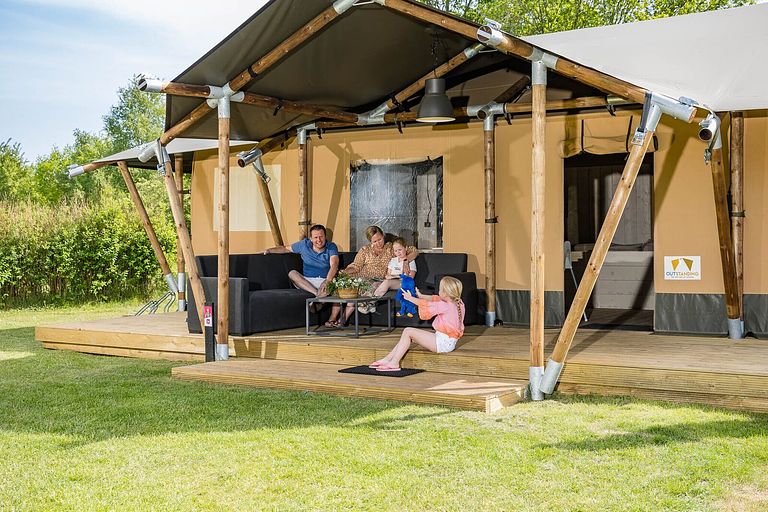 Luxe glampingtent met privé sanitair - 1