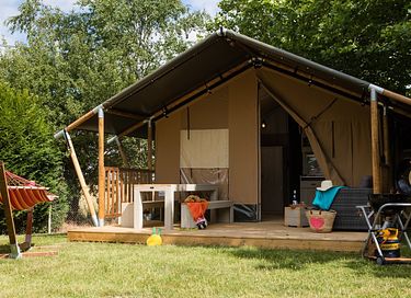 Luxe glampingtent op een familiecamping - 2