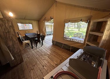 6-person glamping tent in the forest in Belgium - 4