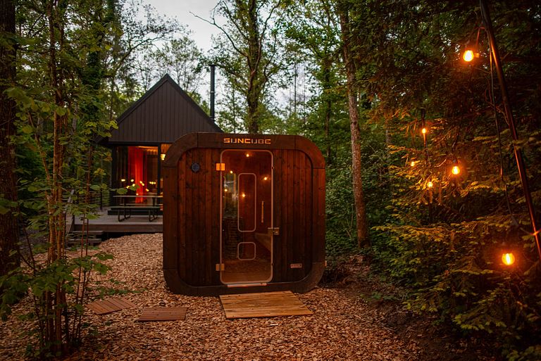 Luxury cabin with private sauna in the Ardennes - 1