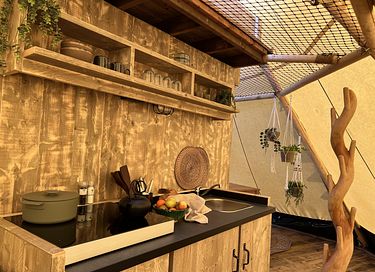 Tipi-Übernachtung mit Hottub - 6