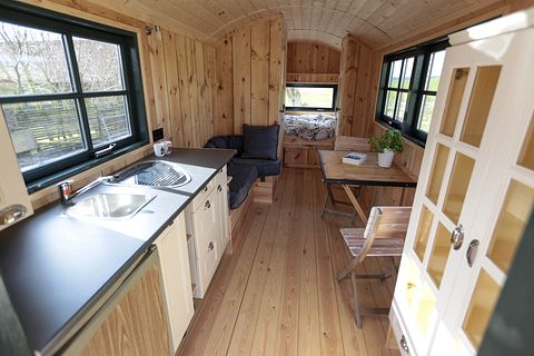 Houten pipowagen in prachtige omgeving - 3