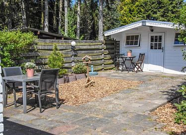 Thatched forest cabin with fenced garden - 2