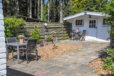 Thatched forest cabin with fenced garden - 2