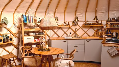 Luxe yurt met Bohemien chic interieur - 4