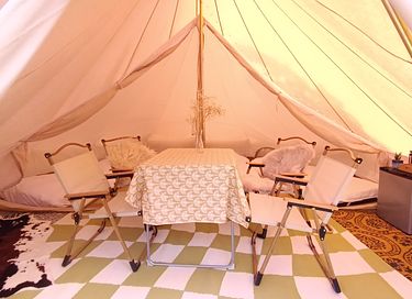 Glamping in a bell tent on the waterfront - 3