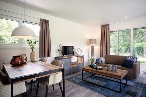 Luxe vakantiehuis met veranda in de natuur - 3
