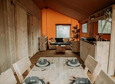 Safari tent on a nice campsite in Overijssel - 6