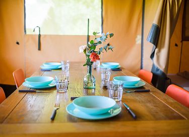 Safaritent (5p) op geweldige camping - 3