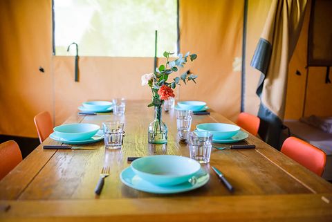 Safaritent (5p) op geweldige camping - 3