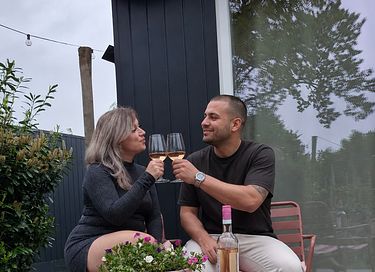 Tiny House mit eigenem Whirlpool in Drenthe - 11