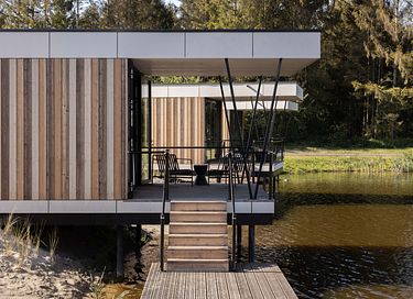 Pavillon romantique pr 2 avec sauna au bord de l'eau - 4