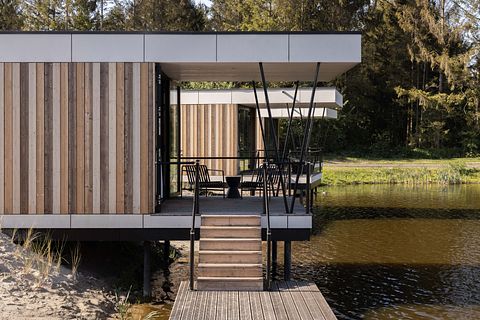 Pavillon romantique pr 2 avec sauna au bord de l'eau - 4