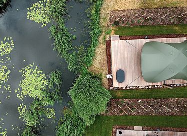 Romantische glamping lodge met privé hottub - 2