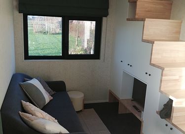 Tiny House met weids landelijk uitzicht - 9