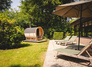 Cottage (6p) with barrel sauna in the forest - 2