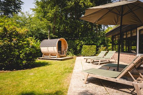 Cottage (6p) with barrel sauna in the forest - 2