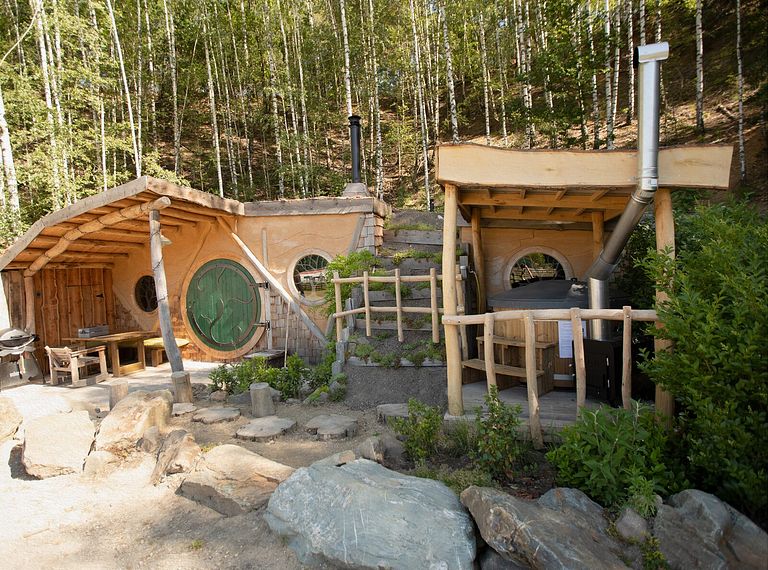 Hobbit House met hottub  - 1