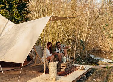 Tipi aan het water met o.a. yoga workshops - 1