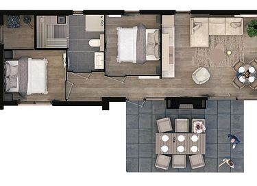 Luxuriöse Wohnung (4p) mit Sauna an der Küste - 28