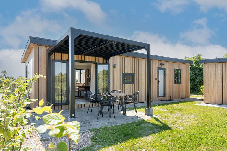 Chalet de luxe (4 personnes) sur un camping en Zélande - 1