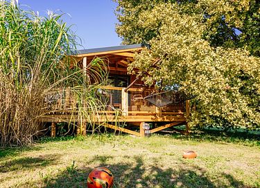 Houten lodge met privé hottub - 13