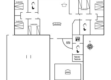 Casa vacanze per gruppi con piscina interna - 48