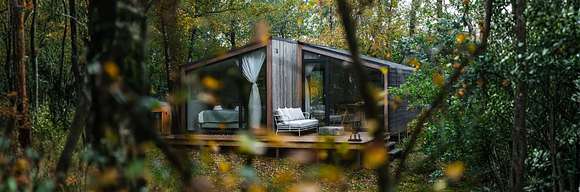 forest cabin
