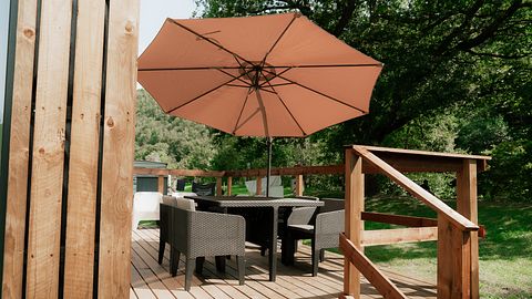 Stilvolle Lodge aus Holz für 4 Personen - 5