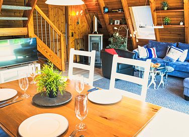 Logement de vacances à ossature en A à proximité de la plage - 7