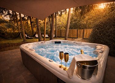 Waldhaus mit Jacuzzi, Sauna und Dampfbad - 32